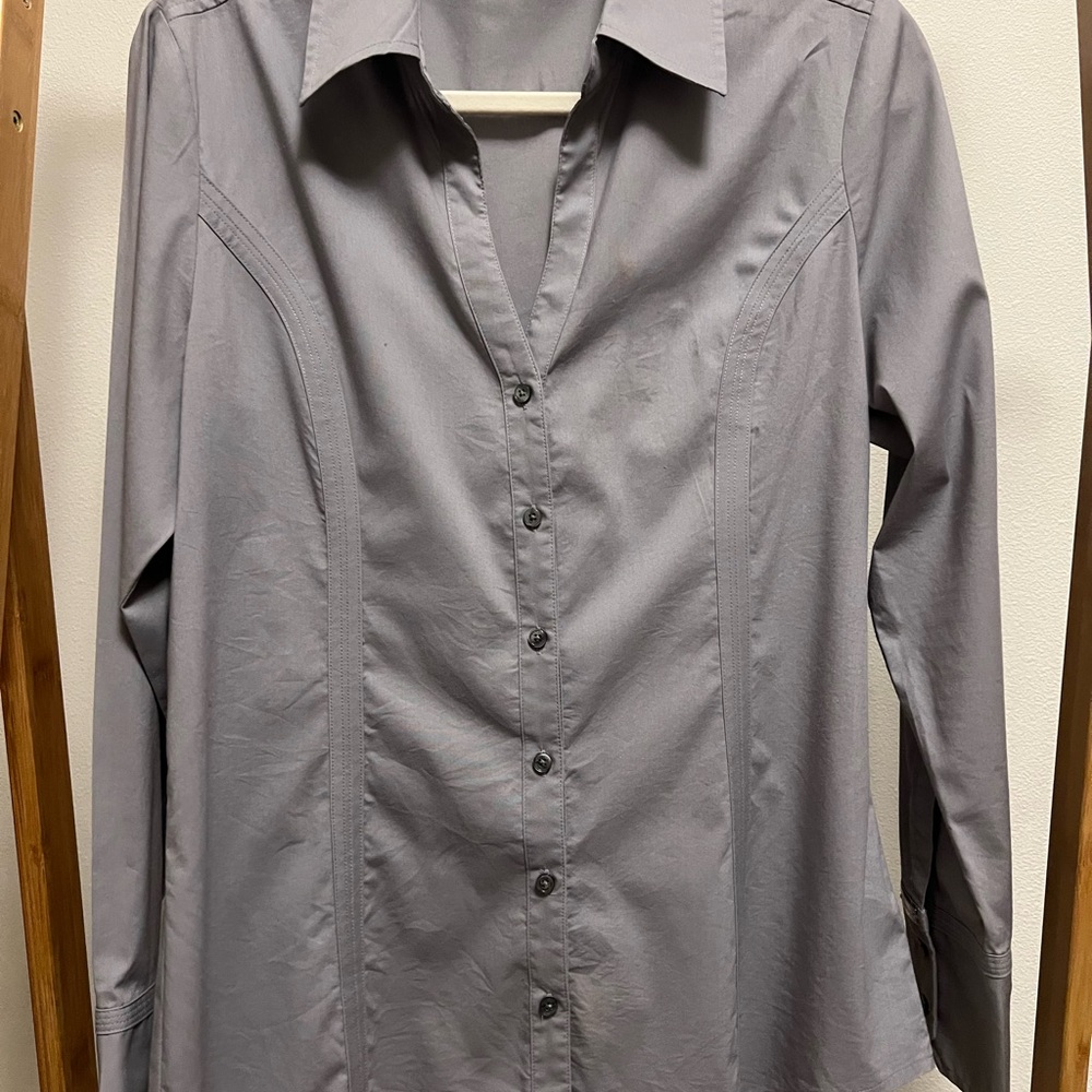 Express Woman’s Charcoal Dress Shirt